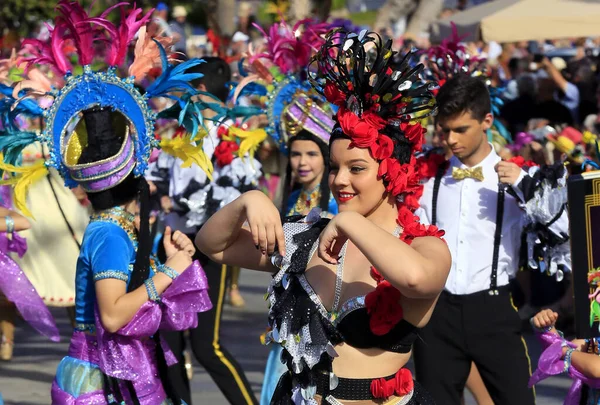 Carnaval Anual Tenerife Espanha Fevereiro 2020 — Fotografia de Stock