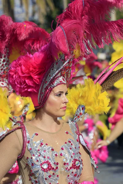 Carnaval Anual Tenerife Espanha Fevereiro 2020 — Fotografia de Stock