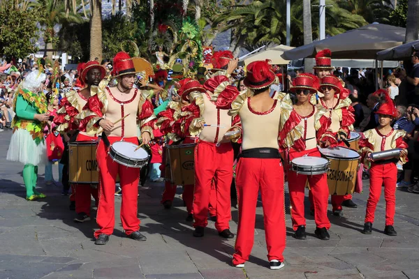 Carnaval Anual Tenerife Espanha Fevereiro 2020 — Fotografia de Stock
