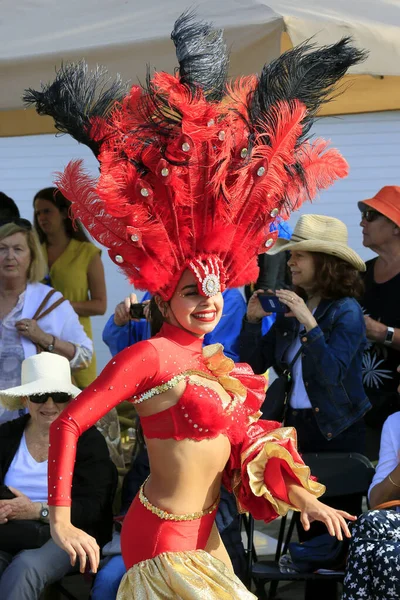 Jaarlijkse Carnaval Tenerife Spanje Februari 2020 Rechtenvrije Stockfoto's