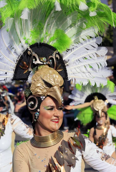 Carnaval Anual Tenerife Espanha Fevereiro 2020 — Fotografia de Stock