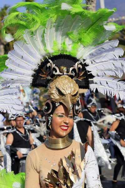 Carnaval Anual Tenerife España Febrero 2020 — Foto de Stock