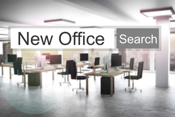 WebSearch nowego wyszukiwania szary przycisk office 3d ilustracja — Zdjęcie stockowe