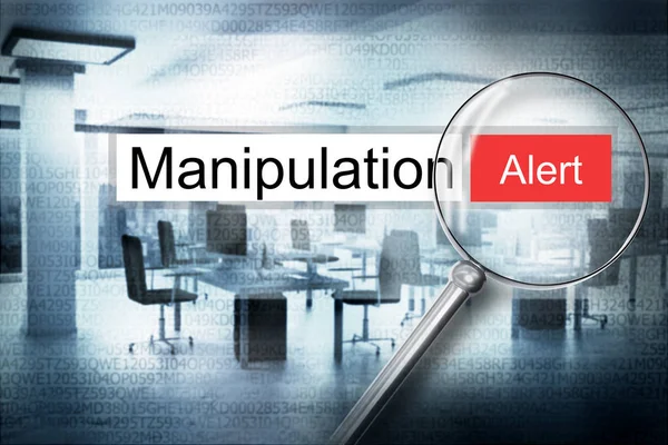 Reading manipulation browser search 3D Illustration — Stock Photo, Image