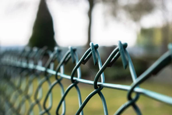 Metal Fence Background Texture — Stock Photo, Image