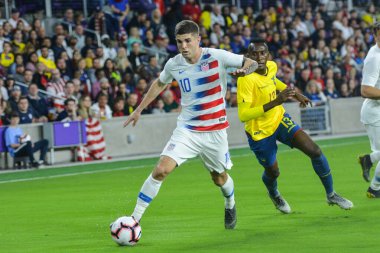 ABD Erkekler Milli Takımı 21 Mart 2019 tarihinde Orlando Florida 'daki Orlando City Stadyumu' nda Ekvador Milli Takımı 'na ev sahipliği yaptı. Fotoğraf: Marty Jean-Louis