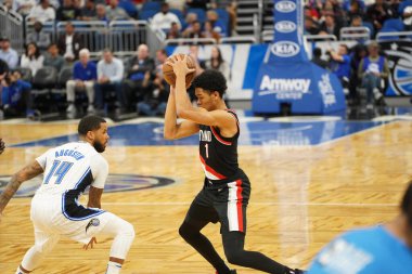 Orlando Magic, 2 Mart 2020 tarihinde Orlando Florida 'daki Amway Center' da Portland Trailblazers 'a ev sahipliği yaptı. Fotoğraf: Marty Jean-Louis
