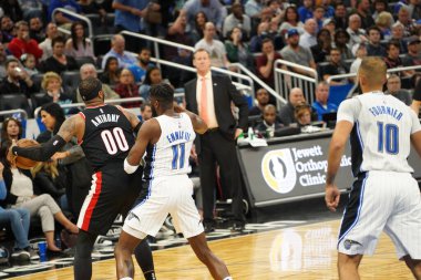 Orlando Magic, 2 Mart 2020 tarihinde Orlando Florida 'daki Amway Center' da Portland Trailblazers 'a ev sahipliği yaptı. Fotoğraf: Marty Jean-Louis