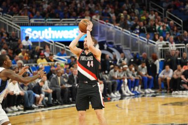 Orlando Magic, 2 Mart 2020 tarihinde Orlando Florida 'daki Amway Center' da Portland Trailblazers 'a ev sahipliği yaptı. Fotoğraf: Marty Jean-Louis