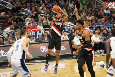 Orlando Magic, 2 Mart 2020 tarihinde Orlando Florida 'daki Amway Center' da Portland Trailblazers 'a ev sahipliği yaptı. Fotoğraf: Marty Jean-Louis