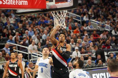 Orlando Magic, 2 Mart 2020 tarihinde Orlando Florida 'daki Amway Center' da Portland Trailblazers 'a ev sahipliği yaptı. Fotoğraf: Marty Jean-Louis