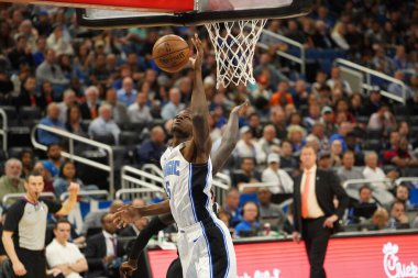 Orlando Magic, 2 Mart 2020 tarihinde Orlando Florida 'daki Amway Center' da Portland Trailblazers 'a ev sahipliği yaptı. Fotoğraf: Marty Jean-Louis