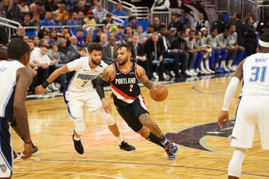 Orlando Magic host the Portland Trailblazers at the Amway Center in Orlando Florida on Monday March 2, 2020.  Photo Credit:  Marty Jean-Louis clipart
