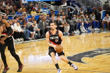 Orlando Magic, 2 Mart 2020 tarihinde Orlando Florida 'daki Amway Center' da Portland Trailblazers 'a ev sahipliği yaptı. Fotoğraf: Marty Jean-Louis