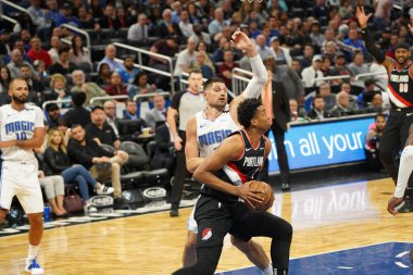 Orlando Magic, 2 Mart 2020 tarihinde Orlando Florida 'daki Amway Center' da Portland Trailblazers 'a ev sahipliği yaptı. Fotoğraf: Marty Jean-Louis