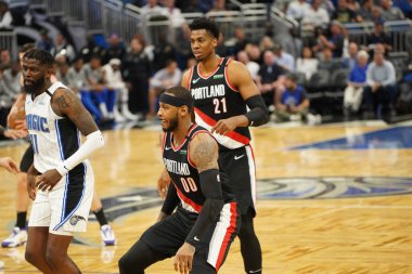 Orlando Magic, 2 Mart 2020 tarihinde Orlando Florida 'daki Amway Center' da Portland Trailblazers 'a ev sahipliği yaptı. Fotoğraf: Marty Jean-Louis