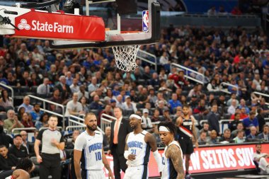 Orlando Magic, 2 Mart 2020 tarihinde Orlando Florida 'daki Amway Center' da Portland Trailblazers 'a ev sahipliği yaptı. Fotoğraf: Marty Jean-Louis