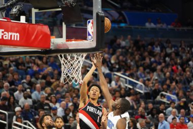 Orlando Magic, 2 Mart 2020 tarihinde Orlando Florida 'daki Amway Center' da Portland Trailblazers 'a ev sahipliği yaptı. Fotoğraf: Marty Jean-Louis