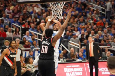 Orlando Magic, 2 Mart 2020 tarihinde Orlando Florida 'daki Amway Center' da Portland Trailblazers 'a ev sahipliği yaptı. Fotoğraf: Marty Jean-Louis