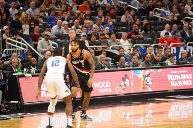 Orlando Magic, 2 Mart 2020 tarihinde Orlando Florida 'daki Amway Center' da Portland Trailblazers 'a ev sahipliği yaptı. Fotoğraf: Marty Jean-Louis
