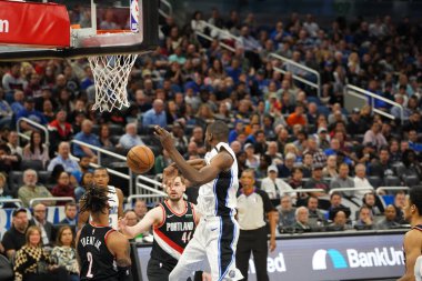 Orlando Magic, 2 Mart 2020 tarihinde Orlando Florida 'daki Amway Center' da Portland Trailblazers 'a ev sahipliği yaptı. Fotoğraf: Marty Jean-Louis