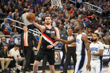 Orlando Magic, 2 Mart 2020 tarihinde Orlando Florida 'daki Amway Center' da Portland Trailblazers 'a ev sahipliği yaptı. Fotoğraf: Marty Jean-Louis
