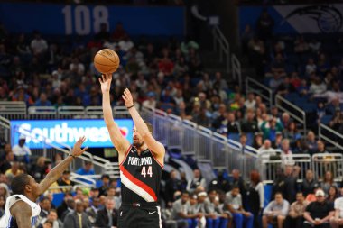 Orlando Magic, 2 Mart 2020 tarihinde Orlando Florida 'daki Amway Center' da Portland Trailblazers 'a ev sahipliği yaptı. Fotoğraf: Marty Jean-Louis