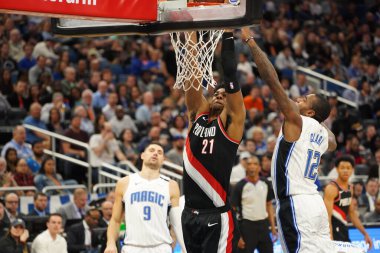 Orlando Magic host the Portland Trailblazers at the Amway Center in Orlando Florida on Monday March 2, 2020.  Photo Credit:  Marty Jean-Louis clipart