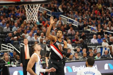 Orlando Magic, 2 Mart 2020 tarihinde Orlando Florida 'daki Amway Center' da Portland Trailblazers 'a ev sahipliği yaptı. Fotoğraf: Marty Jean-Louis