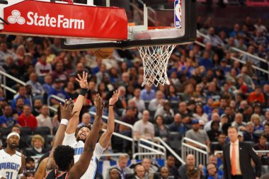 Orlando Magic, 2 Mart 2020 tarihinde Orlando Florida 'daki Amway Center' da Portland Trailblazers 'a ev sahipliği yaptı. Fotoğraf: Marty Jean-Louis