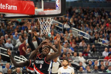 Orlando Magic, 2 Mart 2020 tarihinde Orlando Florida 'daki Amway Center' da Portland Trailblazers 'a ev sahipliği yaptı. Fotoğraf: Marty Jean-Louis