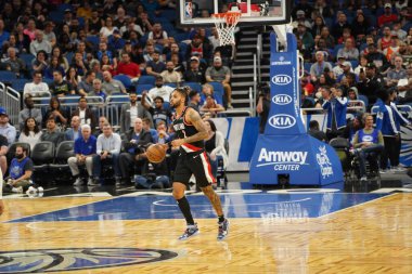 Orlando Magic, 2 Mart 2020 tarihinde Orlando Florida 'daki Amway Center' da Portland Trailblazers 'a ev sahipliği yaptı. Fotoğraf: Marty Jean-Louis
