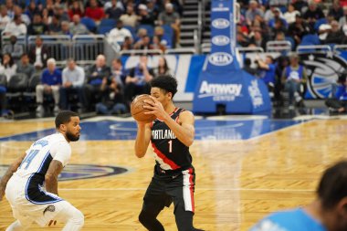 Orlando Magic, 2 Mart 2020 tarihinde Orlando Florida 'daki Amway Center' da Portland Trailblazers 'a ev sahipliği yaptı. Fotoğraf: Marty Jean-Louis