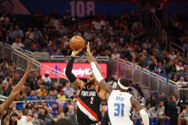 Orlando Magic, 2 Mart 2020 tarihinde Orlando Florida 'daki Amway Center' da Portland Trailblazers 'a ev sahipliği yaptı. Fotoğraf: Marty Jean-Louis