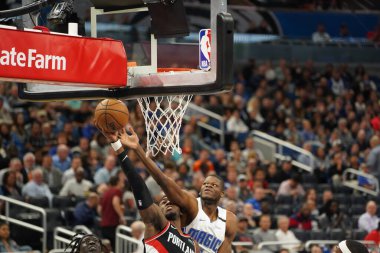 Orlando Magic, 2 Mart 2020 tarihinde Orlando Florida 'daki Amway Center' da Portland Trailblazers 'a ev sahipliği yaptı. Fotoğraf: Marty Jean-Louis
