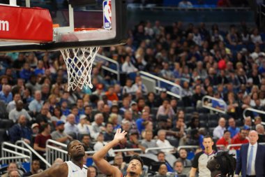 Orlando Magic, 2 Mart 2020 tarihinde Orlando Florida 'daki Amway Center' da Portland Trailblazers 'a ev sahipliği yaptı. Fotoğraf: Marty Jean-Louis
