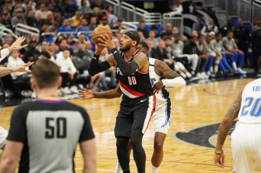 Orlando Magic, 2 Mart 2020 tarihinde Orlando Florida 'daki Amway Center' da Portland Trailblazers 'a ev sahipliği yaptı. Fotoğraf: Marty Jean-Louis