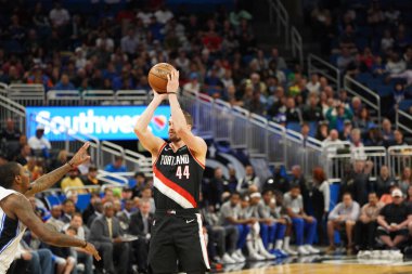 Orlando Magic, 2 Mart 2020 tarihinde Orlando Florida 'daki Amway Center' da Portland Trailblazers 'a ev sahipliği yaptı. Fotoğraf: Marty Jean-Louis