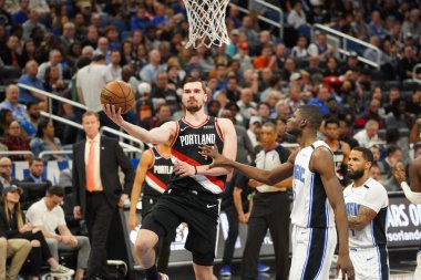 Orlando Magic, 2 Mart 2020 tarihinde Orlando Florida 'daki Amway Center' da Portland Trailblazers 'a ev sahipliği yaptı. Fotoğraf: Marty Jean-Louis