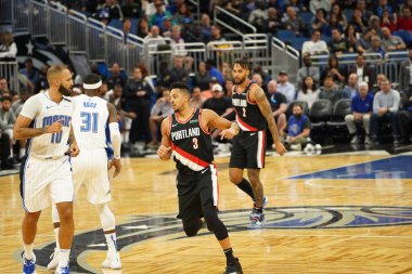 Orlando Magic, 2 Mart 2020 tarihinde Orlando Florida 'daki Amway Center' da Portland Trailblazers 'a ev sahipliği yaptı. Fotoğraf: Marty Jean-Louis