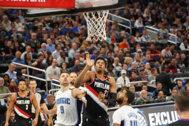 Orlando Magic, 2 Mart 2020 tarihinde Orlando Florida 'daki Amway Center' da Portland Trailblazers 'a ev sahipliği yaptı. Fotoğraf: Marty Jean-Louis