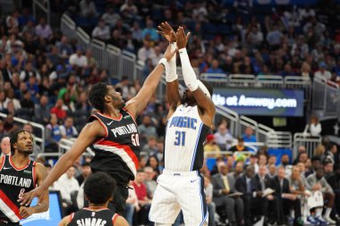 Orlando Magic, 2 Mart 2020 tarihinde Orlando Florida 'daki Amway Center' da Portland Trailblazers 'a ev sahipliği yaptı. Fotoğraf: Marty Jean-Louis