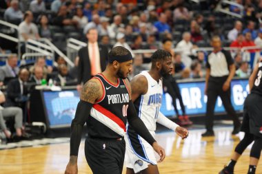 Orlando Magic, 2 Mart 2020 tarihinde Orlando Florida 'daki Amway Center' da Portland Trailblazers 'a ev sahipliği yaptı. Fotoğraf: Marty Jean-Louis
