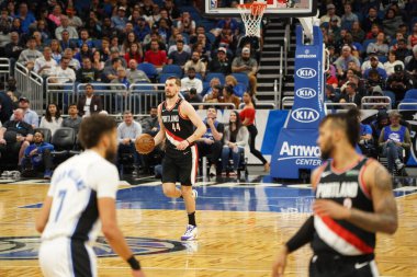 Orlando Magic, 2 Mart 2020 tarihinde Orlando Florida 'daki Amway Center' da Portland Trailblazers 'a ev sahipliği yaptı. Fotoğraf: Marty Jean-Louis