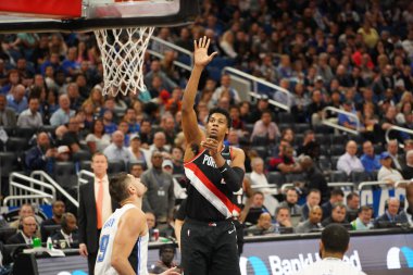 Orlando Magic, 2 Mart 2020 tarihinde Orlando Florida 'daki Amway Center' da Portland Trailblazers 'a ev sahipliği yaptı. Fotoğraf: Marty Jean-Louis