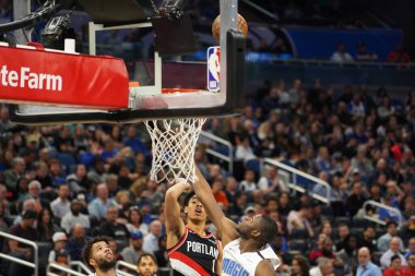 Orlando Magic, 2 Mart 2020 tarihinde Orlando Florida 'daki Amway Center' da Portland Trailblazers 'a ev sahipliği yaptı. Fotoğraf: Marty Jean-Louis