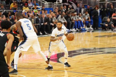 Orlando Magic, 2 Mart 2020 tarihinde Orlando Florida 'daki Amway Center' da Portland Trailblazers 'a ev sahipliği yaptı. Fotoğraf: Marty Jean-Louis
