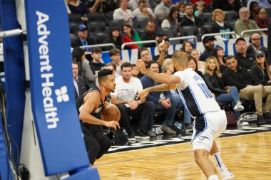 Orlando Magic, 2 Mart 2020 tarihinde Orlando Florida 'daki Amway Center' da Portland Trailblazers 'a ev sahipliği yaptı. Fotoğraf: Marty Jean-Louis