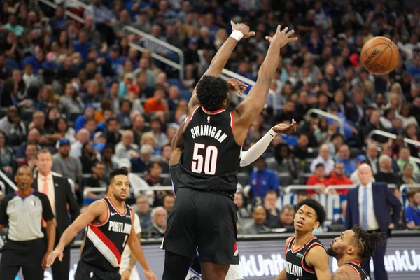 Orlando Magic, 2 Mart 2020 tarihinde Orlando Florida 'daki Amway Center' da Portland Trailblazers 'a ev sahipliği yaptı. Fotoğraf: Marty Jean-Louis