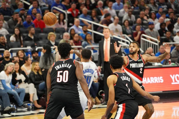 Orlando Magic, 2 Mart 2020 tarihinde Orlando Florida 'daki Amway Center' da Portland Trailblazers 'a ev sahipliği yaptı. Fotoğraf: Marty Jean-Louis